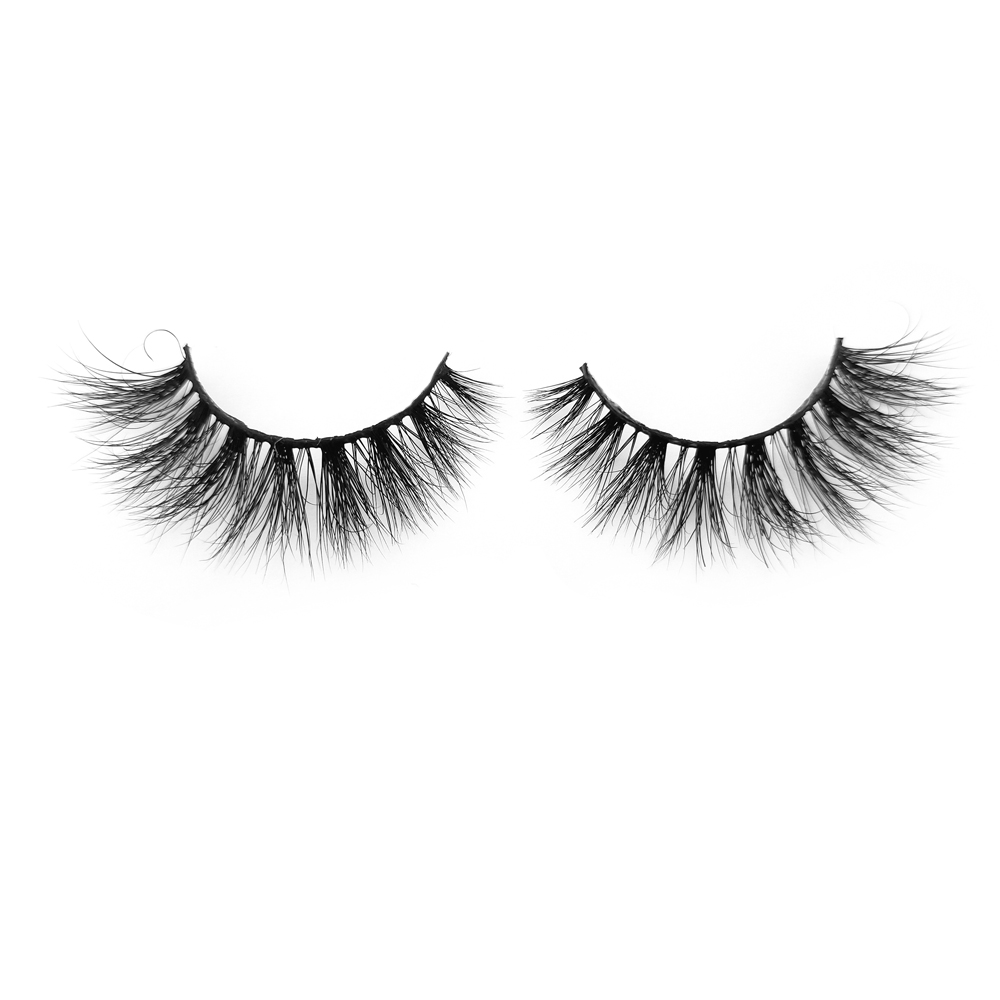 High-quality Wholesaler Fast Delivery 100% Real Mink Fur 3D Strip Lashes with Customized Logo Wholesale Price Eyelashes YY95